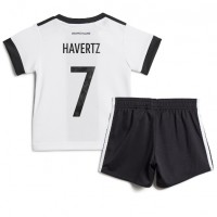 Fotbalové Dres Německo Kai Havertz #7 Dětské Domácí MS 2022 Krátký Rukáv (+ trenýrky)